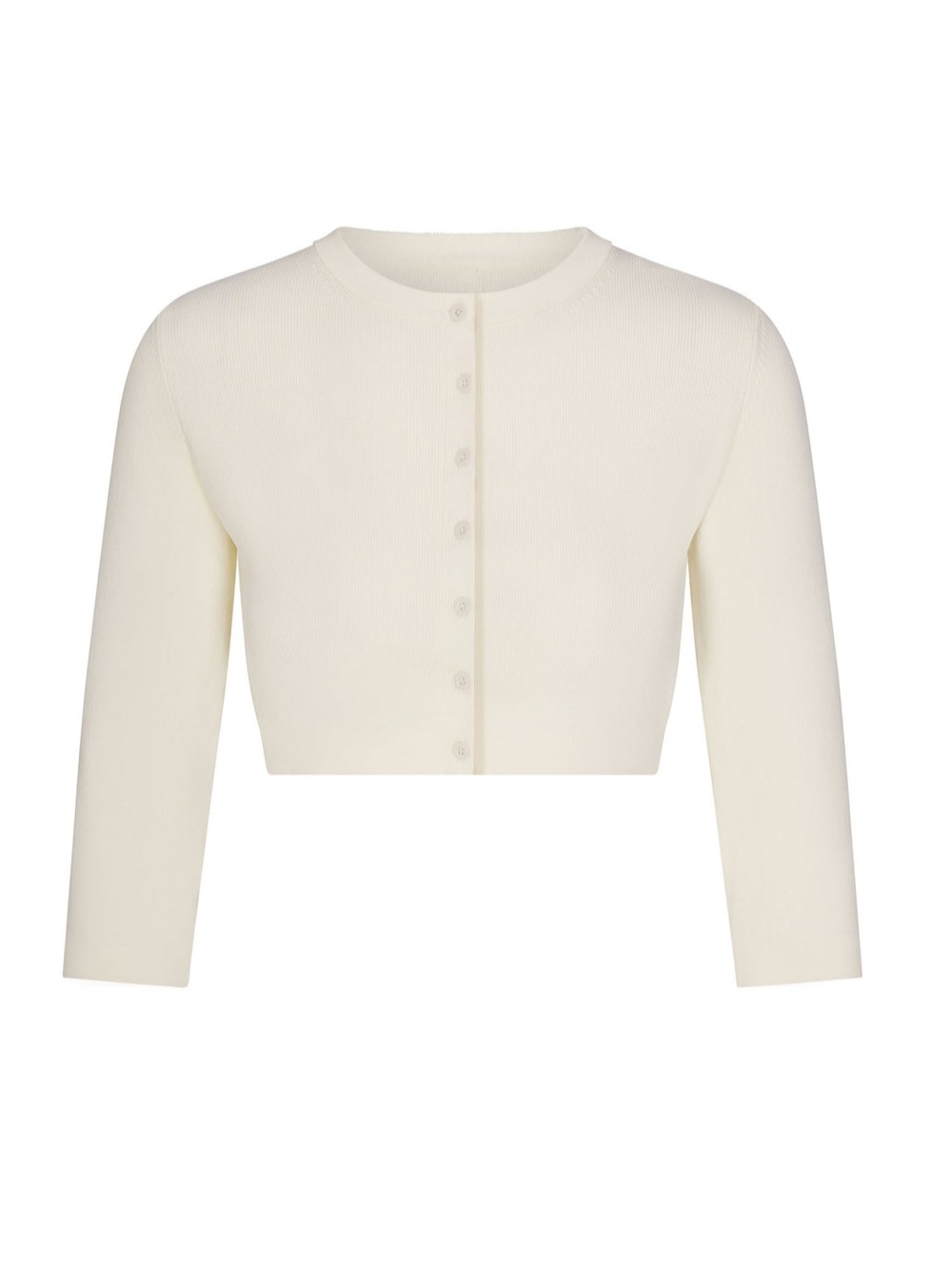 Skims 3/4 sleeve cropped cardigan - Picture 6 of 7